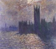 Claude Monet Houses of Parliament,Reflections on the Thames Spain oil painting artist